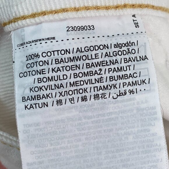 MNG Denim White Mom Jeans Button Fly Relaxed Fit Size 8 - Picture 7 of 13